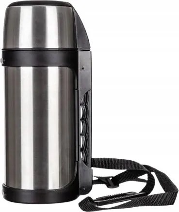 Utazó Italtermosz 1,5L-es túra bögrével piknik kiránduláshoz