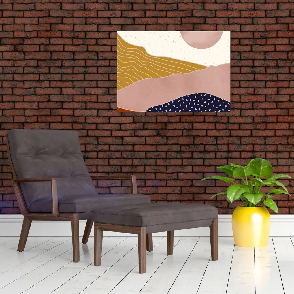 Kép - Napkelte (üvegen) (70x50 cm)