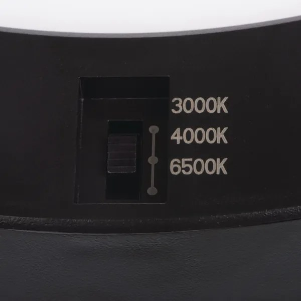 Kanlux 24605 - ERGA LED 17W 230V 2v1 szenzoros lámpa fekete, 3000-6500K