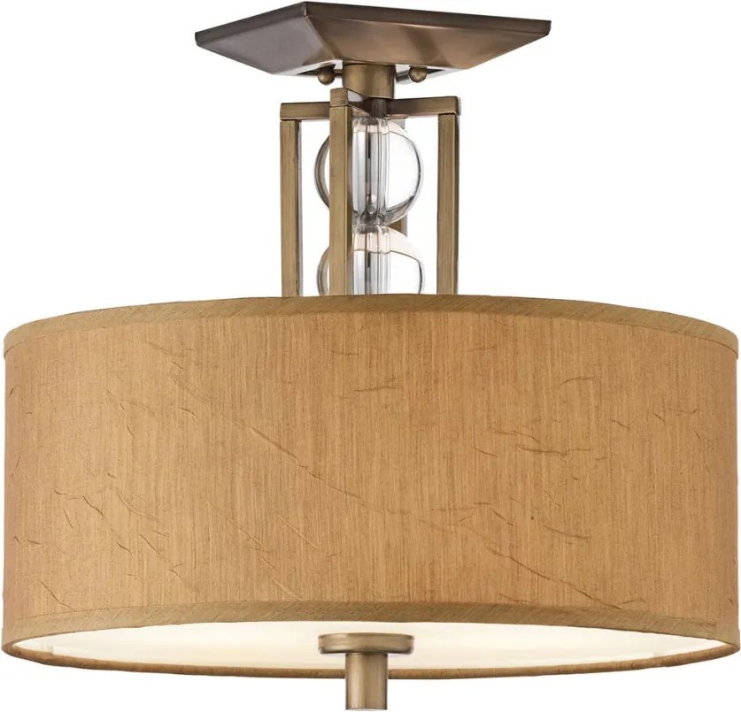 ELSTEAD KL-CELESTIAL-SF CELESTIA Kristály Mennyezeti Lámpa Antik Bronz, Bézs E27 IP20