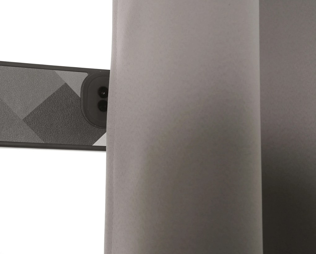 Szürkebarna OXFORD függöny 140x250 cm Felfüggesztés: Hullámos sínszalag