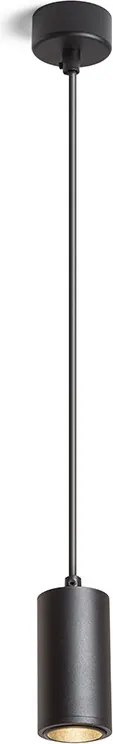 RENDL OPTIMUS závěsná černá 230V LED GU10 9W 10 50°