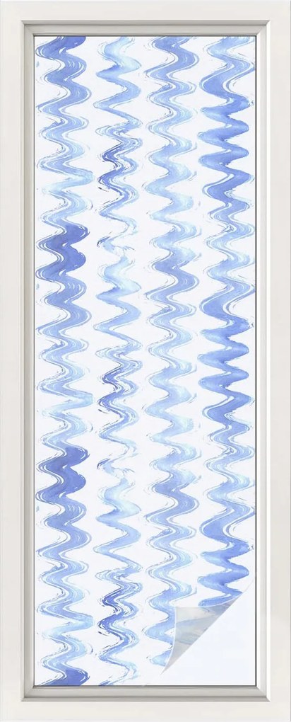 Furnér Ablakfólia Szélvédőre Adatvédelem Kék hullámok 50x146