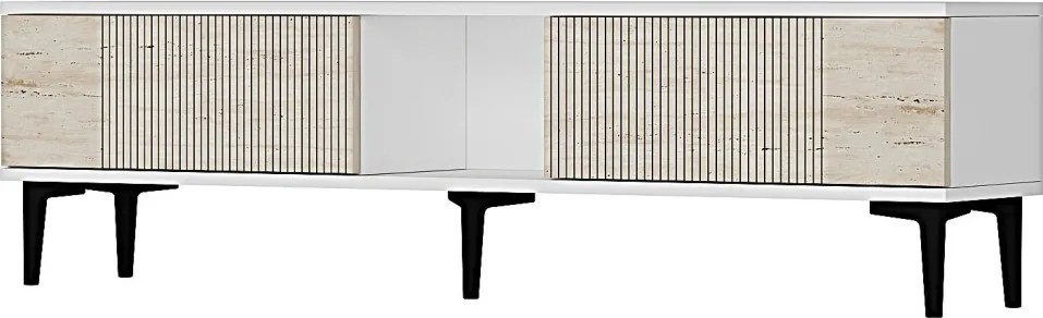 Corsa 150 - White, Travertine