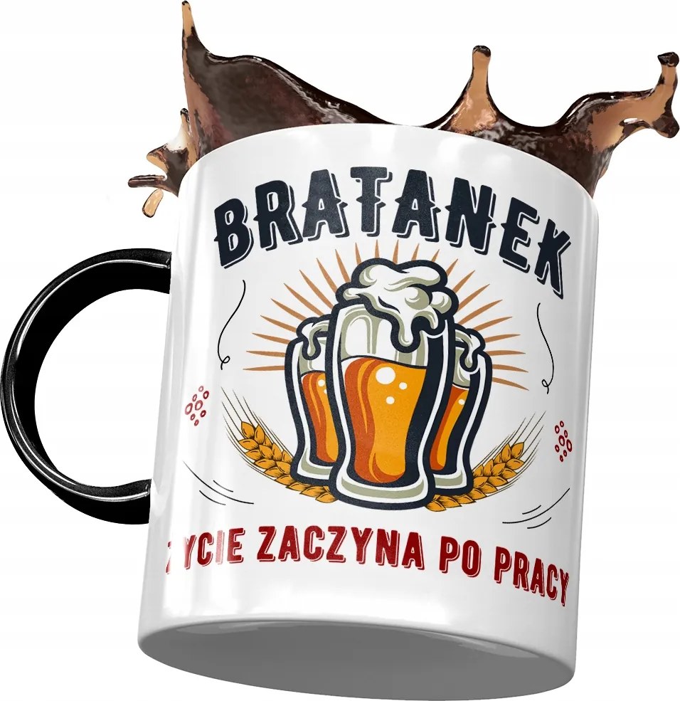 Fekete Bögre Árvácska Születésnap Ajándék Nyomtatott Fotóval