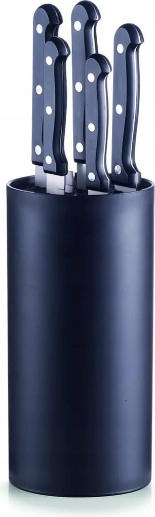 Zeller, Késblokk készlet késekkel, fekete