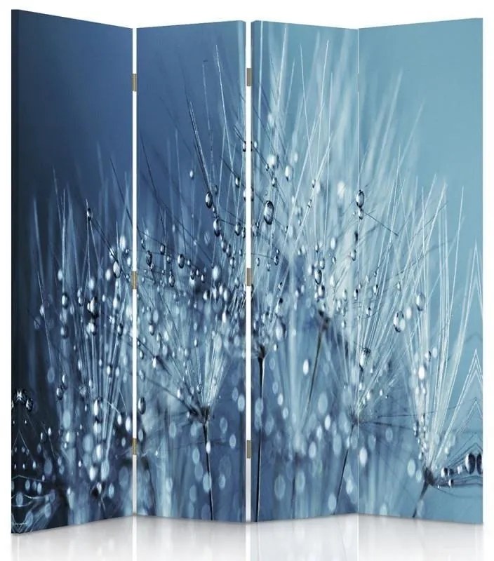 Gario Paraván Kék Blowfish Méret: 145 x 170 cm, Kivitelezés: Klasszikus paraván