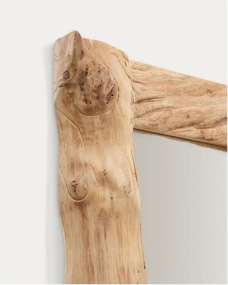 Fali tükör tömörfa kerettel 105x200 cm Ibro – Kave Home