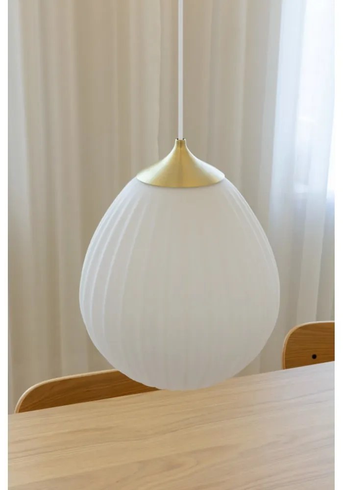 Fehér-aranyszínű lámpabúra ø 27 cm Around the World Medium – UMAGE