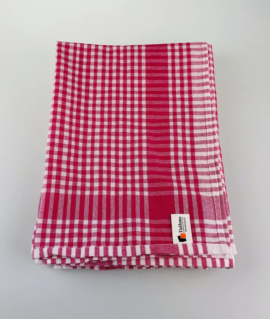 Konyharuha pamut Piros 50x70cm TiaHome