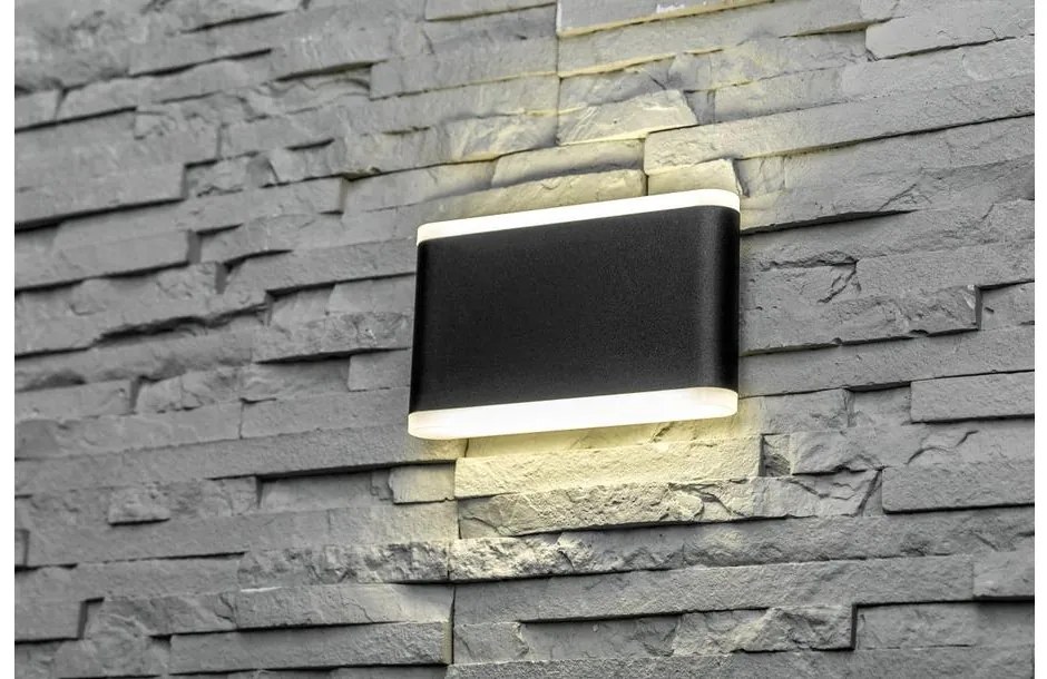 Lámpa Fali lámpa VALLA 12W, 2-irányú, 960lm, AC220-240V, 50/60Hz, IP54, 4000K