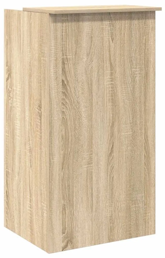 recepciós pult sonoma tölgy 55x50x103,5 cm szerelt fa