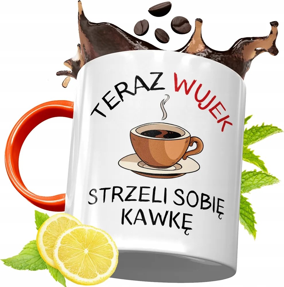 Narancssárga Bögre Nagybácsinak Tökéletes Ajándék fényképes nyomtatással