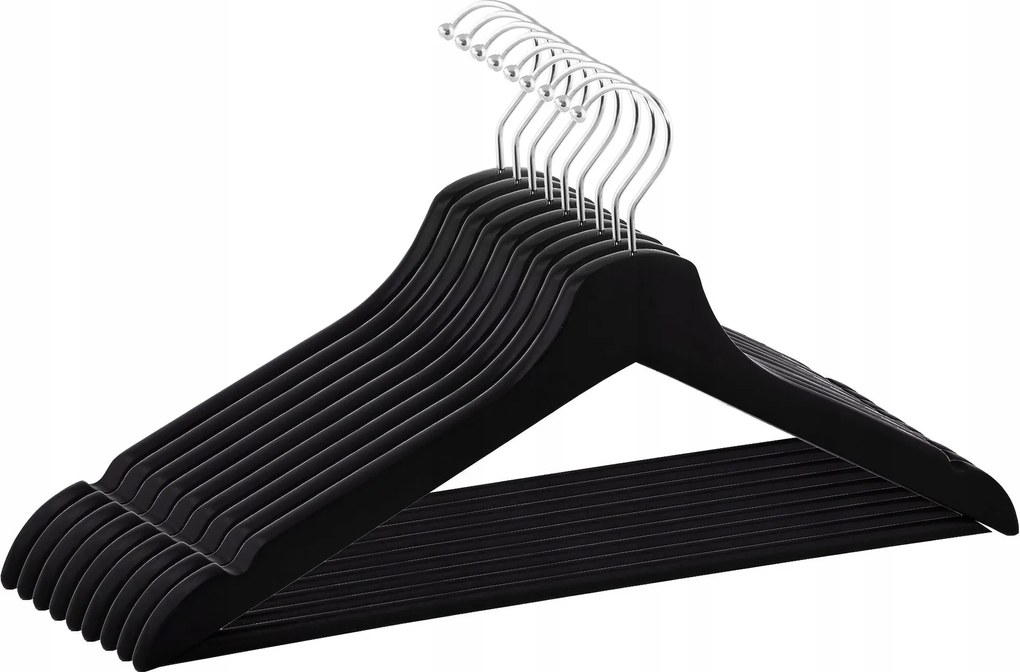 Ruhaakasztók Ruházat Fa Szett x9 Előszoba Szekrények