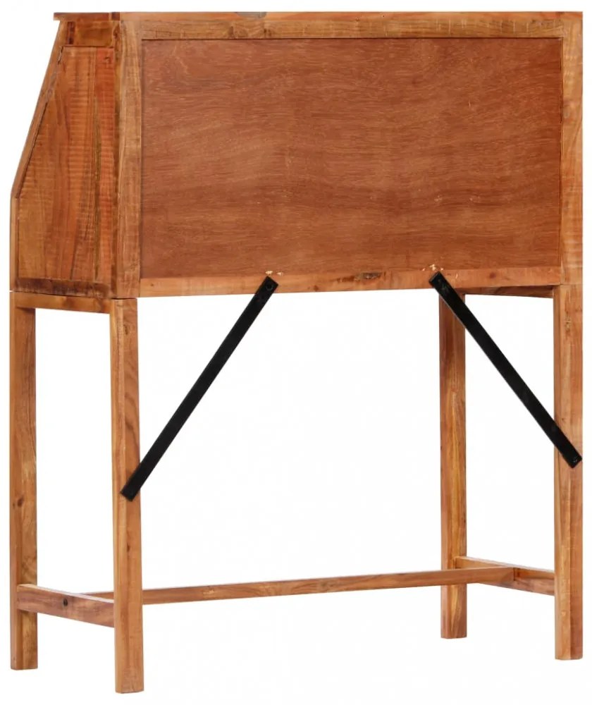 vidaXL tömör akácfa íróasztal 90 x 40 x 107 cm