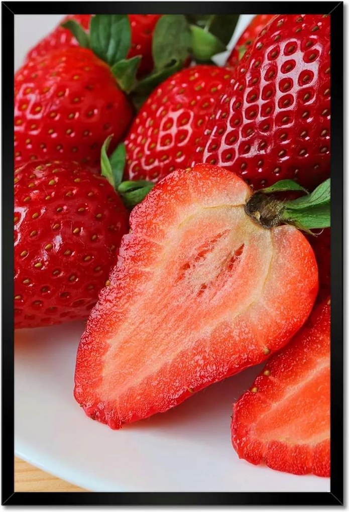 Poszterek keretben 40x60 Friss eper Kert