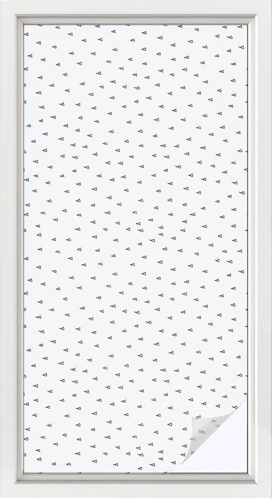 Szélvédőfólia Adatvédelem Geometrikus háromszögek 50x100 cm