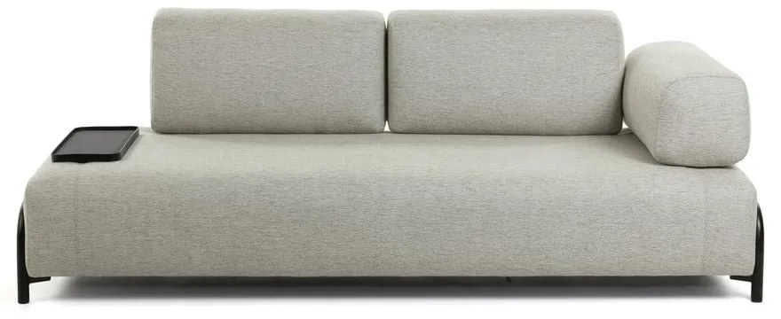 Compo bézsesszürke kanapé kisméretű tárolóasztallal - Kave Home