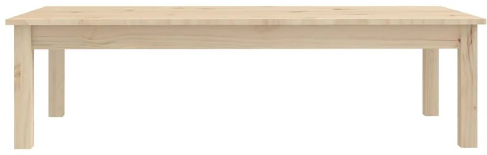 Tömör fenyőfa dohányzóasztal 110 x 50 x 30 cm