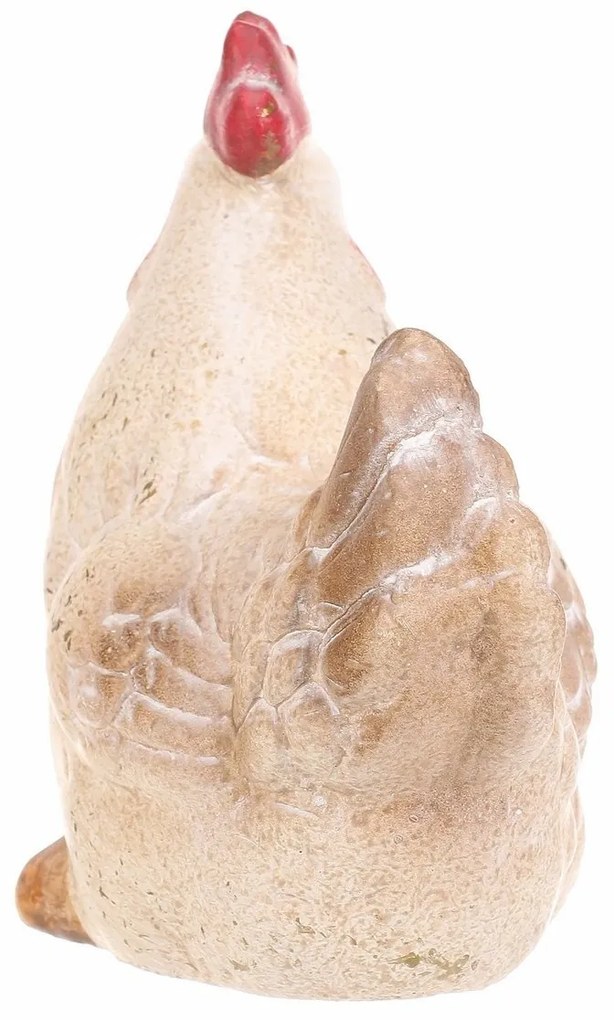 Kerámia dekoráció Tyúk, 15 x 7 x 12 cm