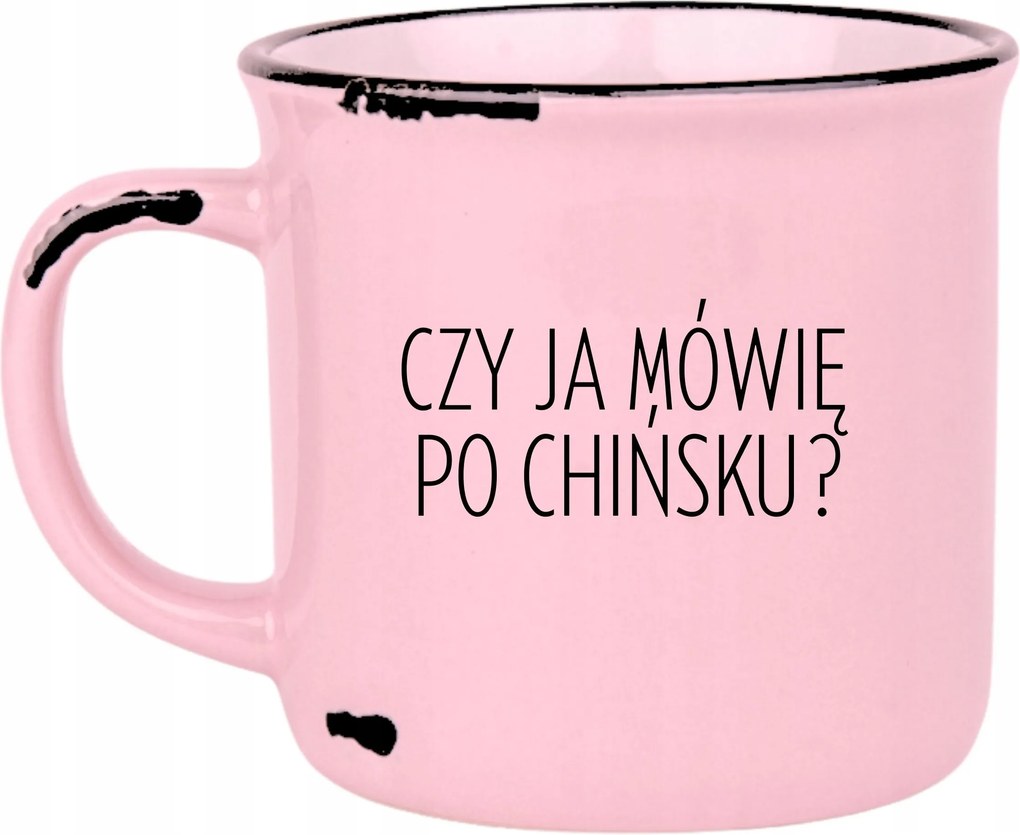 Rózsaszín Retro Bögre Vicces Ajándék Anyák Napjára, Vagy Én Beszélek Kínaiul?