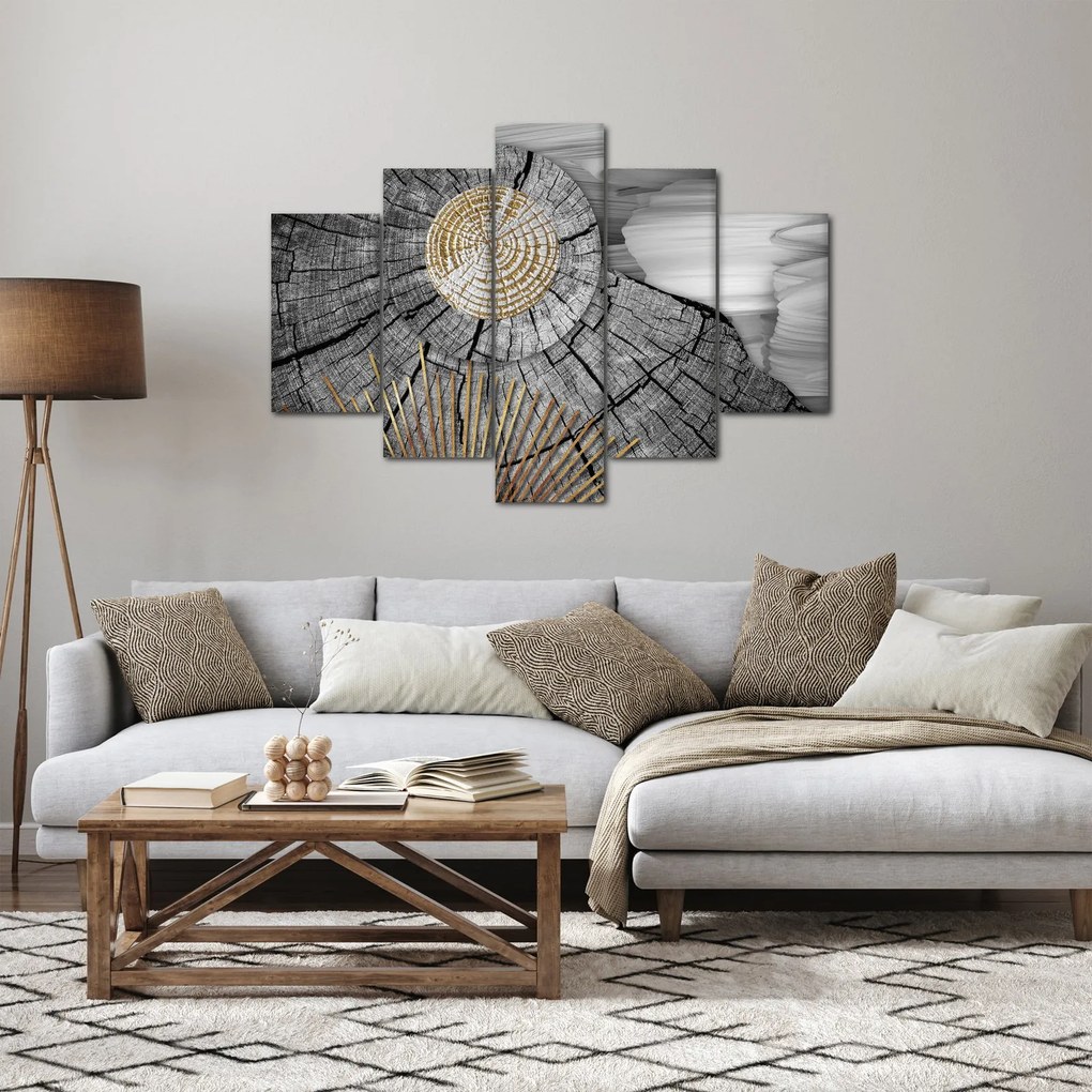 Kép - A fa törzse kollázsban (150x105 cm)