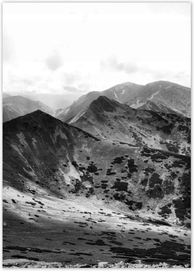 Poszterek A5 Pion Tátra Lengyel hegyek Kilátás