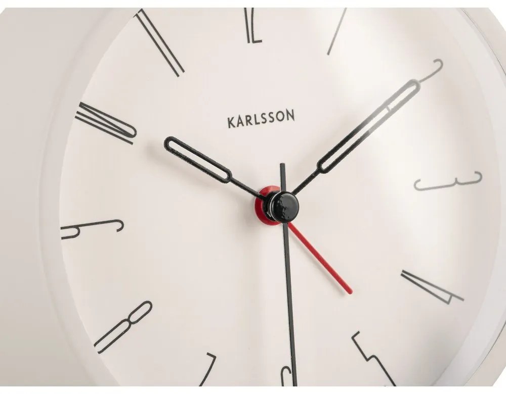Ébresztőóra ø 11 cm Belle Numbers – Karlsson