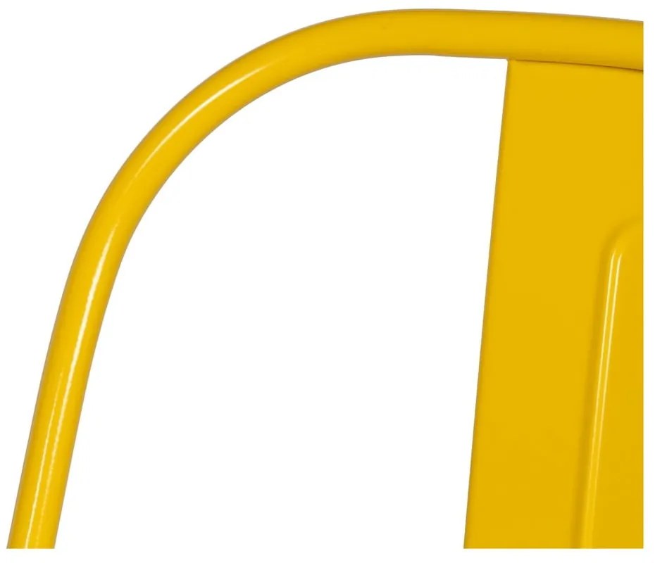 Sárga fém étkezőszék szett 2 db-os – Ixia