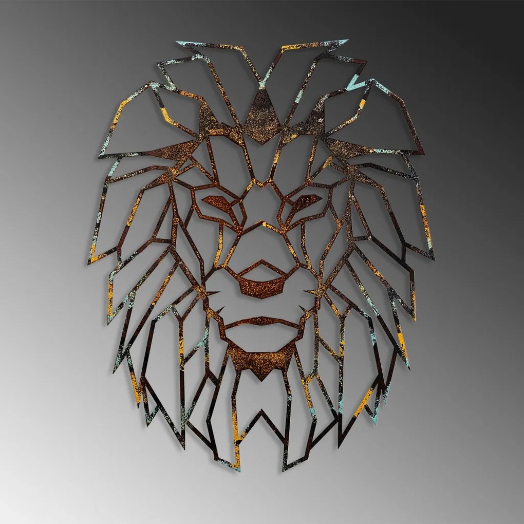 Lion fém fali dekoráció, 40 cm – TR891TNL2420