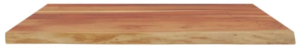 tömör akácfa téglalap alakú asztallap 90 x 80 x 2,5 cm