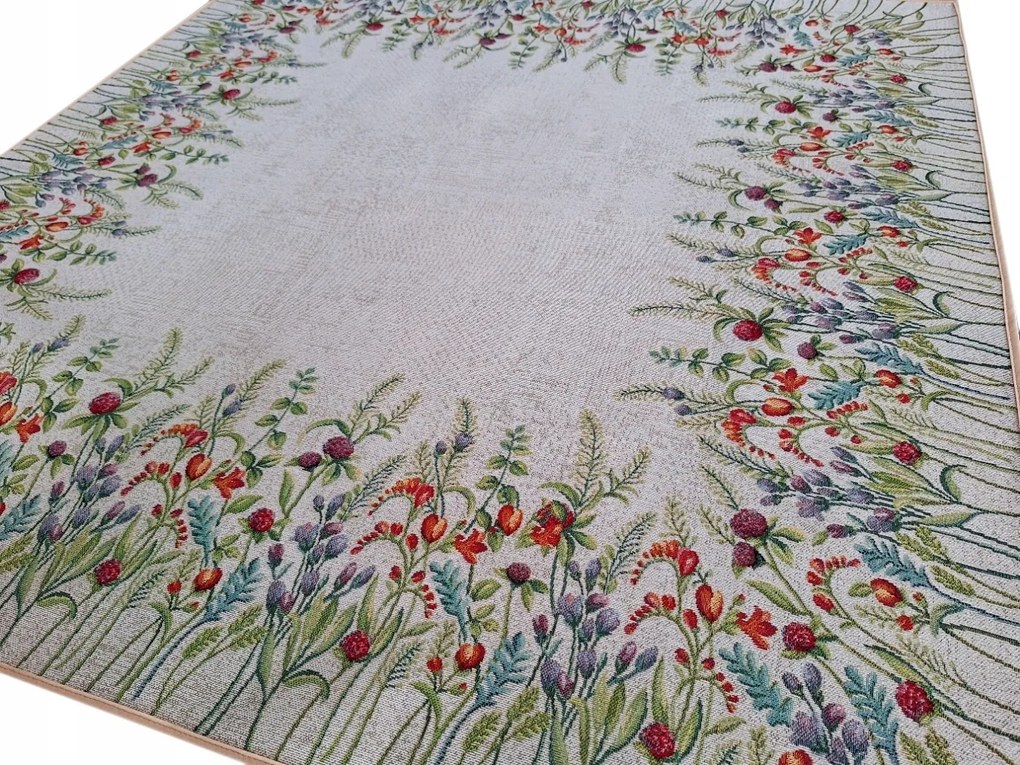 Abrosz 100x100 cm gobelin szalvéta gobelin Mintaválaszték mezei virágok