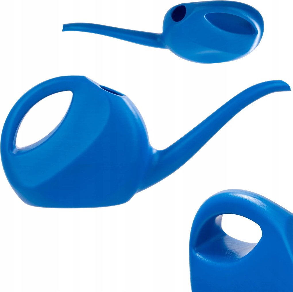 Kerti Locsolókanna 2L Öntöző Tölcsér Virághoz Kék