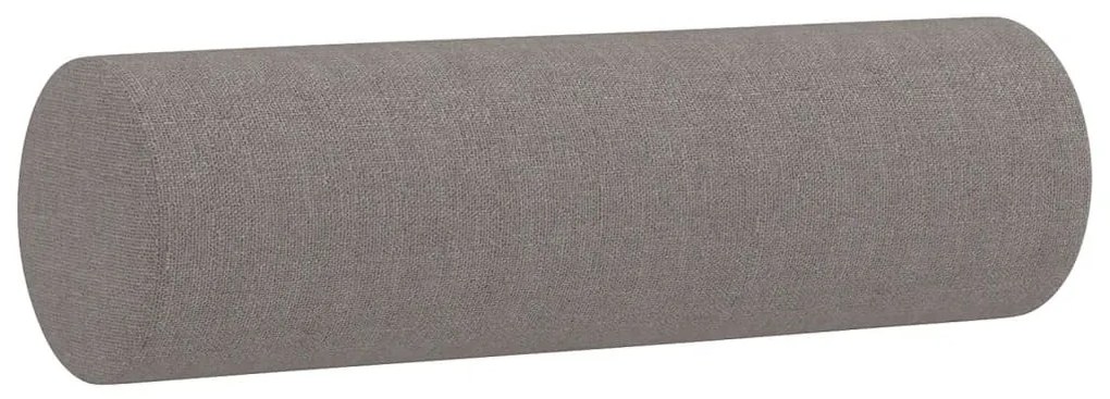 2 személyes tópszínű szövet kanapé díszpárnákkal 140 cm
