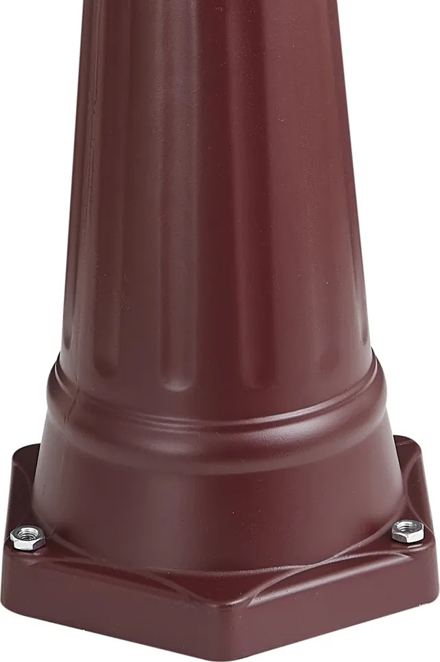 Klasszikus kültéri lámpás sötétvörös 213cm IP44 - Havana