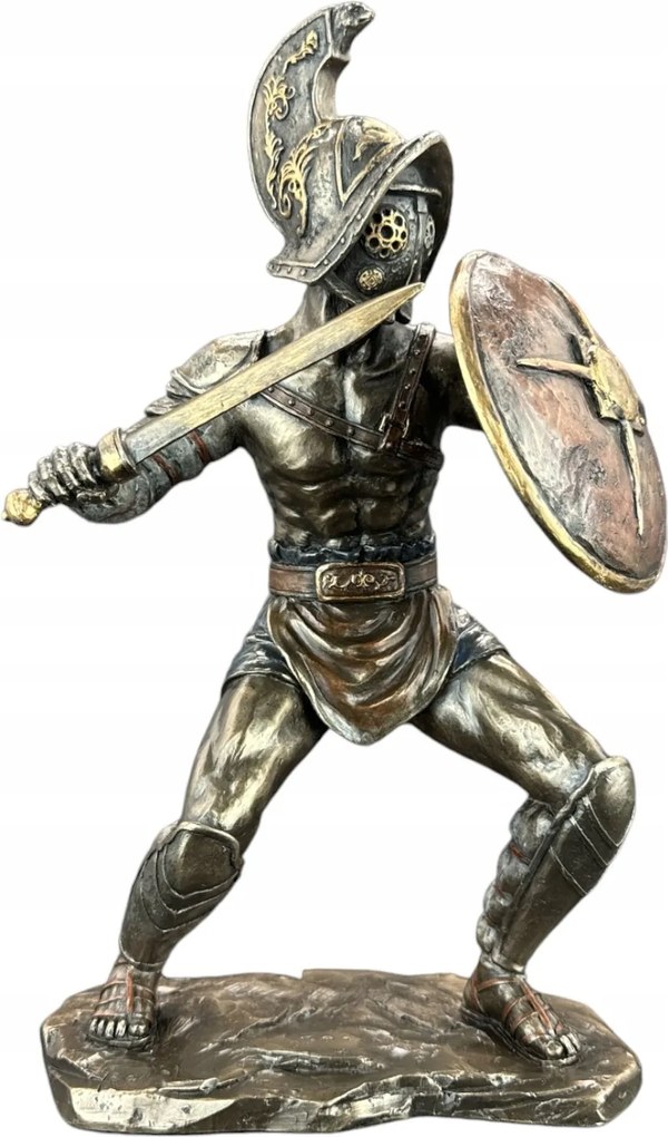 Gladiator Murmillo szobor figura Veronese WU77526A4 Pajzzsal