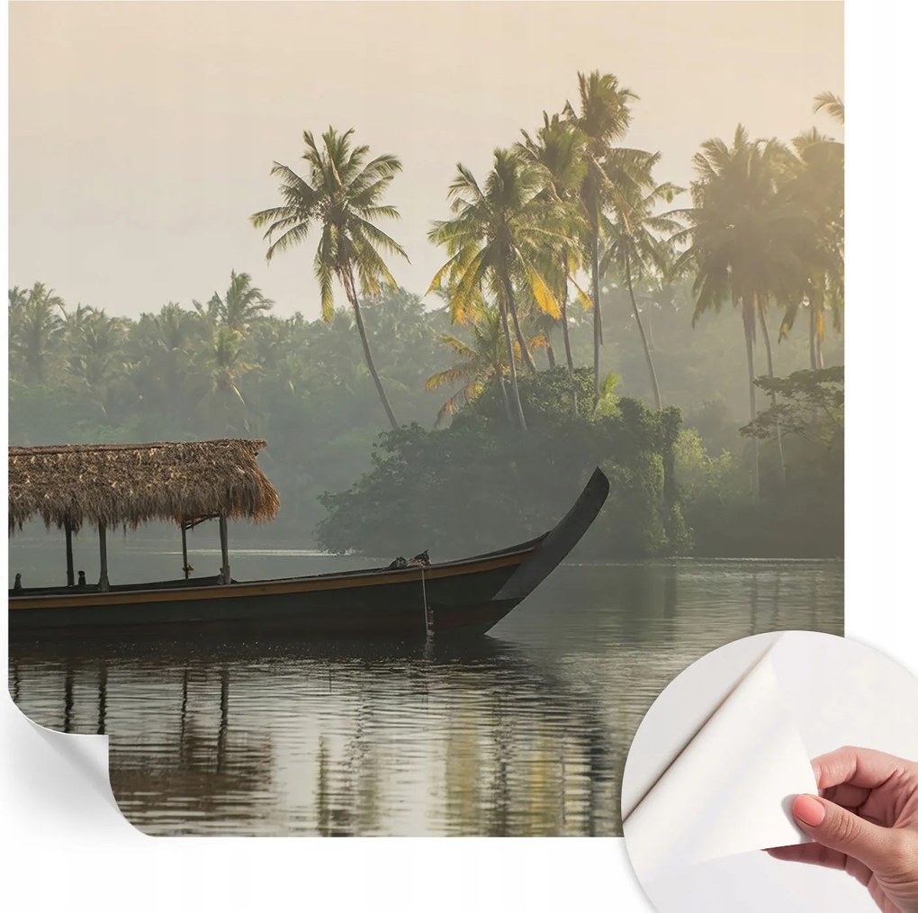 Modern öntapadós fotótapéta falra Trópusi kikötő 250x250