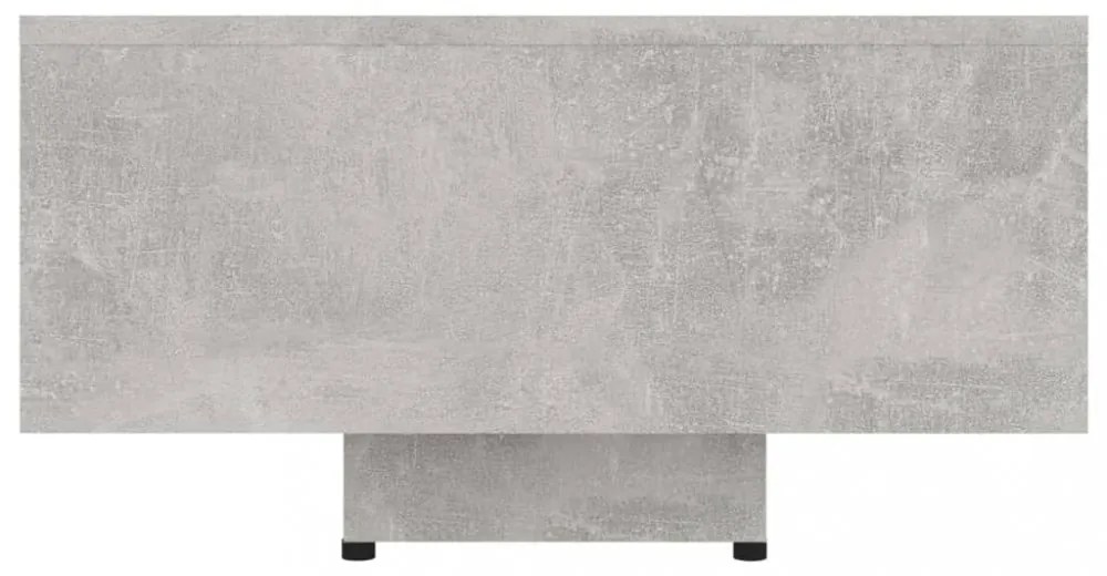 betonszürke szerelt fa dohányzóasztal 85 x 55 x 31 cm