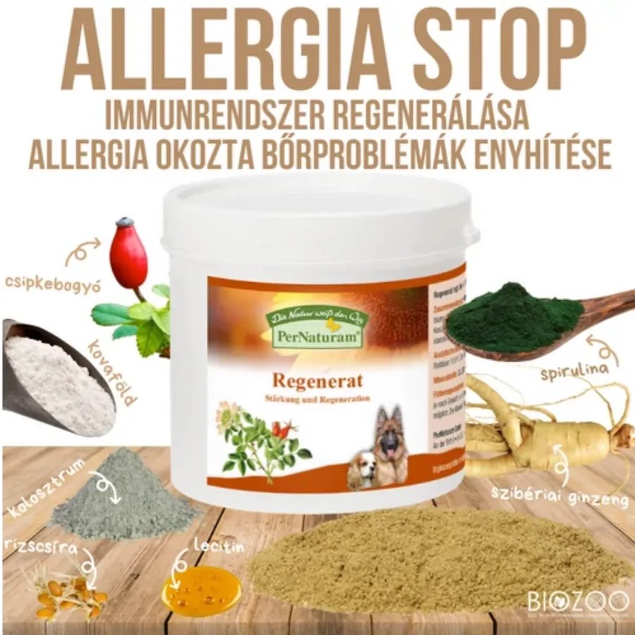 PerNaturam Regenerat Allergia elleni étrend kiegészítő, 100 g