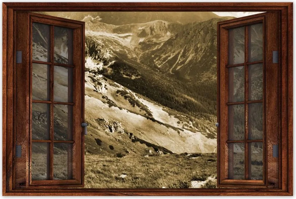 Poszterek 120x80 Tátra Lengyel hegyek Kilátás