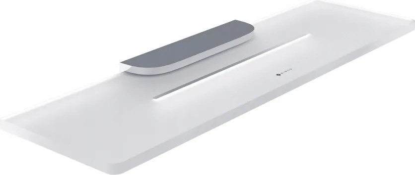 Nimco Nikau fürdőszobai polc lyukakkal, króm, 40 cm Nk X440-26_