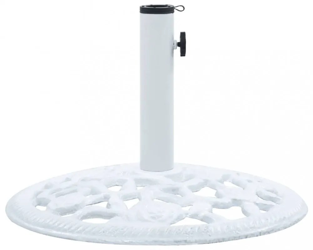 fehér öntöttvas napernyőtalp 12 kg 48 cm