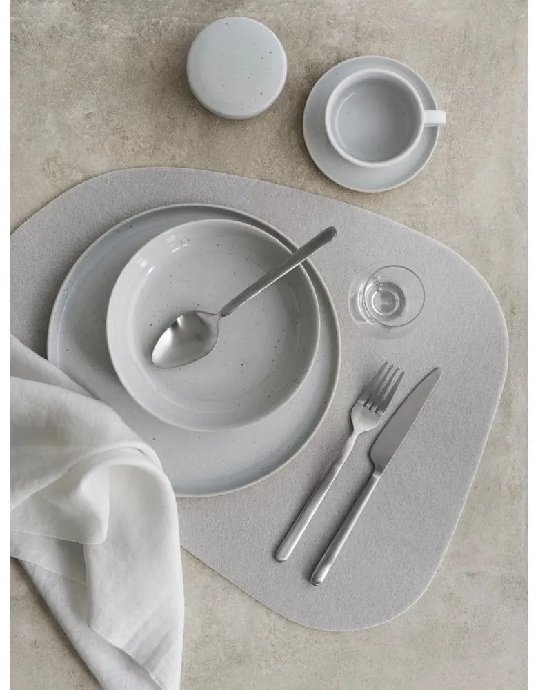 Világosszürke-bézs kerámia bögre szett 2 db-os 260 ml Sablo – Blomus