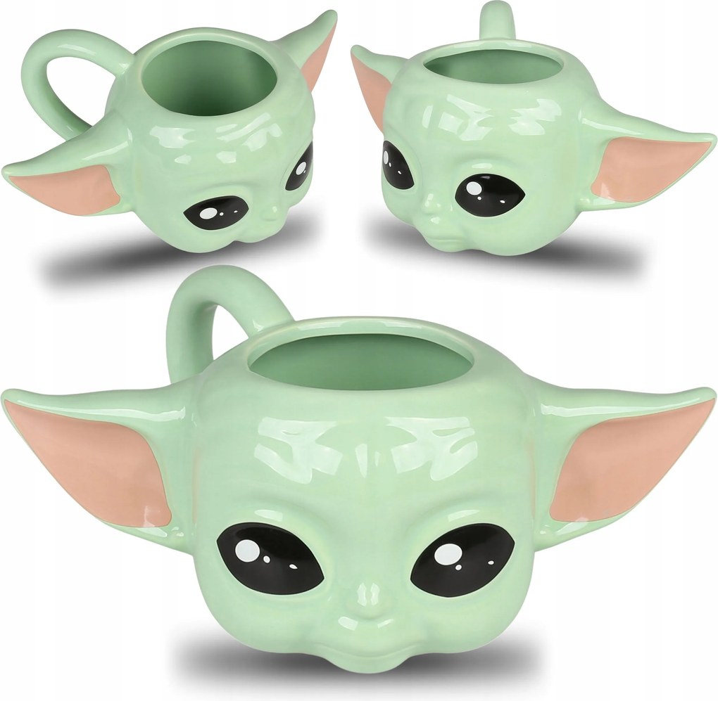 Star Wars Baby Yoda Zöld bögre, kerámia