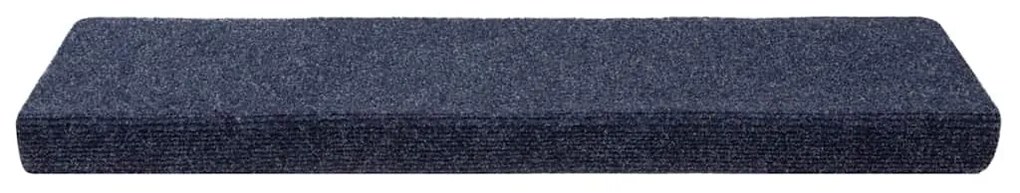 vidaXL 20 db antracitszürke öntapadó lépcsőszőnyeg 65x21x4 cm