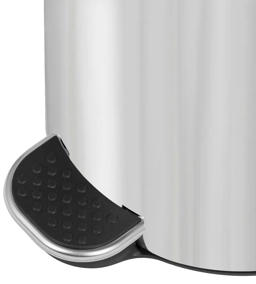 Alda Soft Close Freedom Fresh 5 l pedálosszemetes, rozsdamentes acél, fényes, 5 l