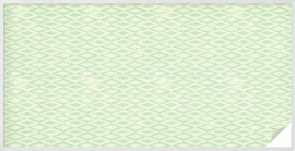 Öntapadós szélvédő furnér Adatvédelem Zöld rombuszok 200x100