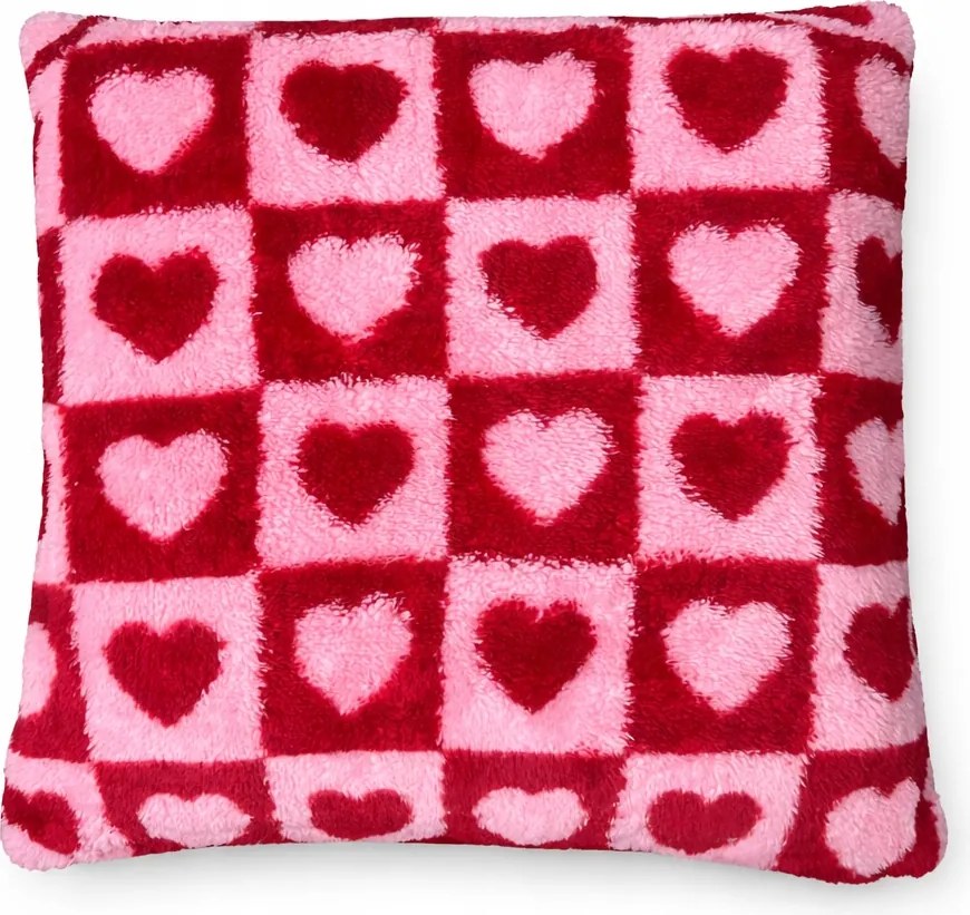 Smukee Valentin Napi Díszpárna szívekkel 45 x 45 cm