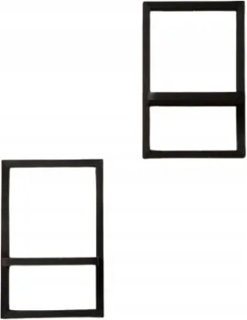 Shein Dekoratív Polc Fali Képkeret Barna 2 Db-os Csomag 11JG
