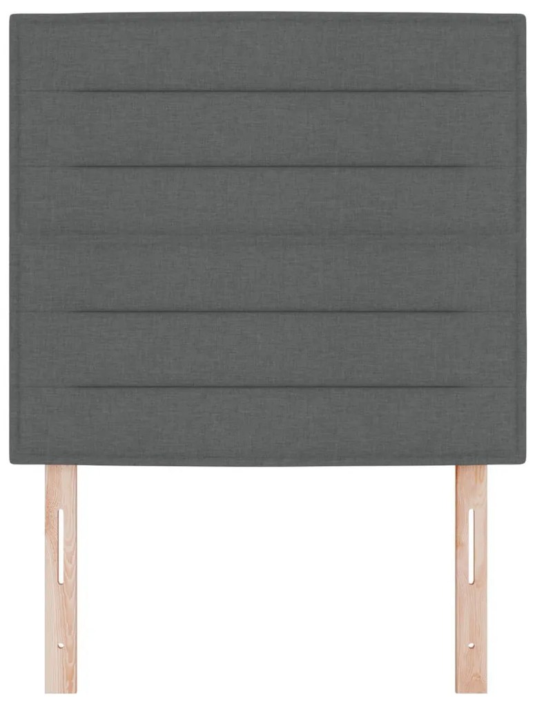 Fejtámla Vonalak Design Sötétszürke 80 cm Szövet